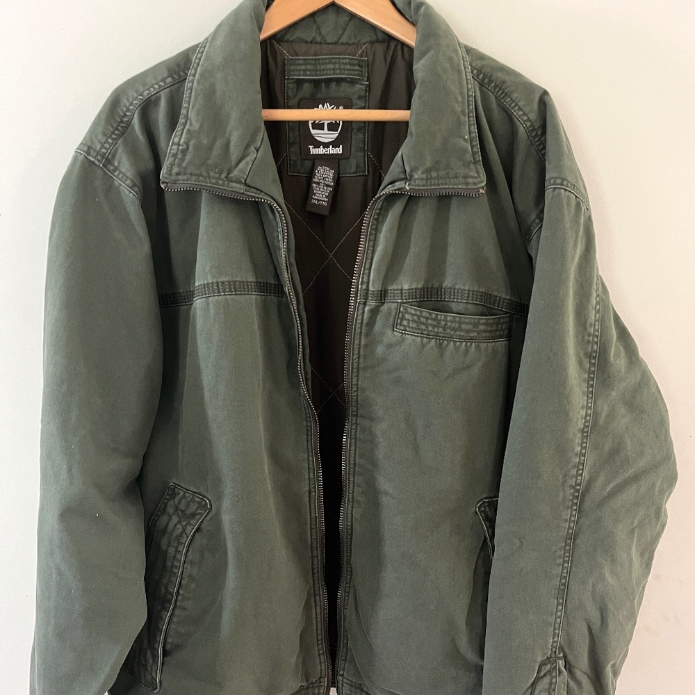 Timberland Men's XXL Green Canvas Field Jacket